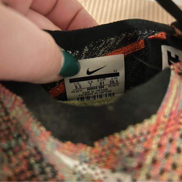 Nike Sneakers Multicolor Lightweight Athletic Workout Casual Black Neutral - Picture 8 of 10